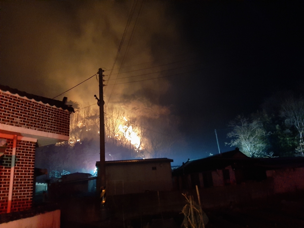 화면제공 경북소방본부