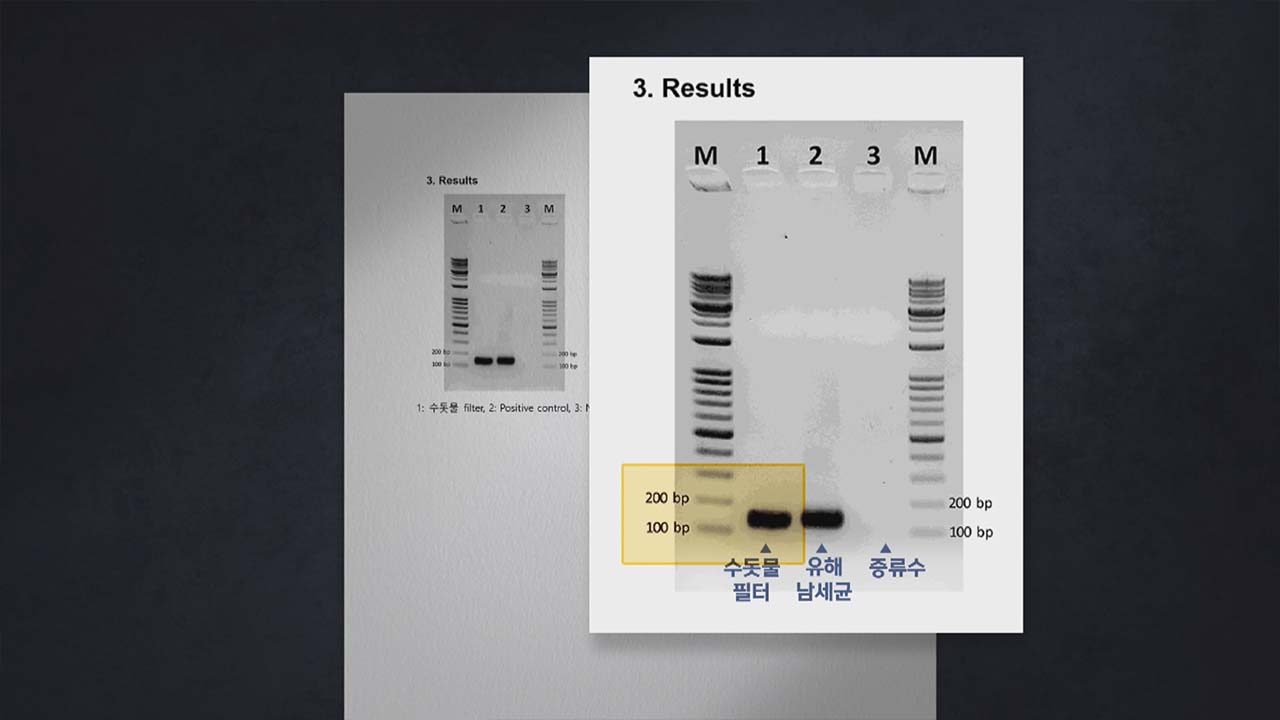 대구 달성군 현풍읍 가정집 필터 PCR 검사 결과지 (2022년 10월 4일 검사)