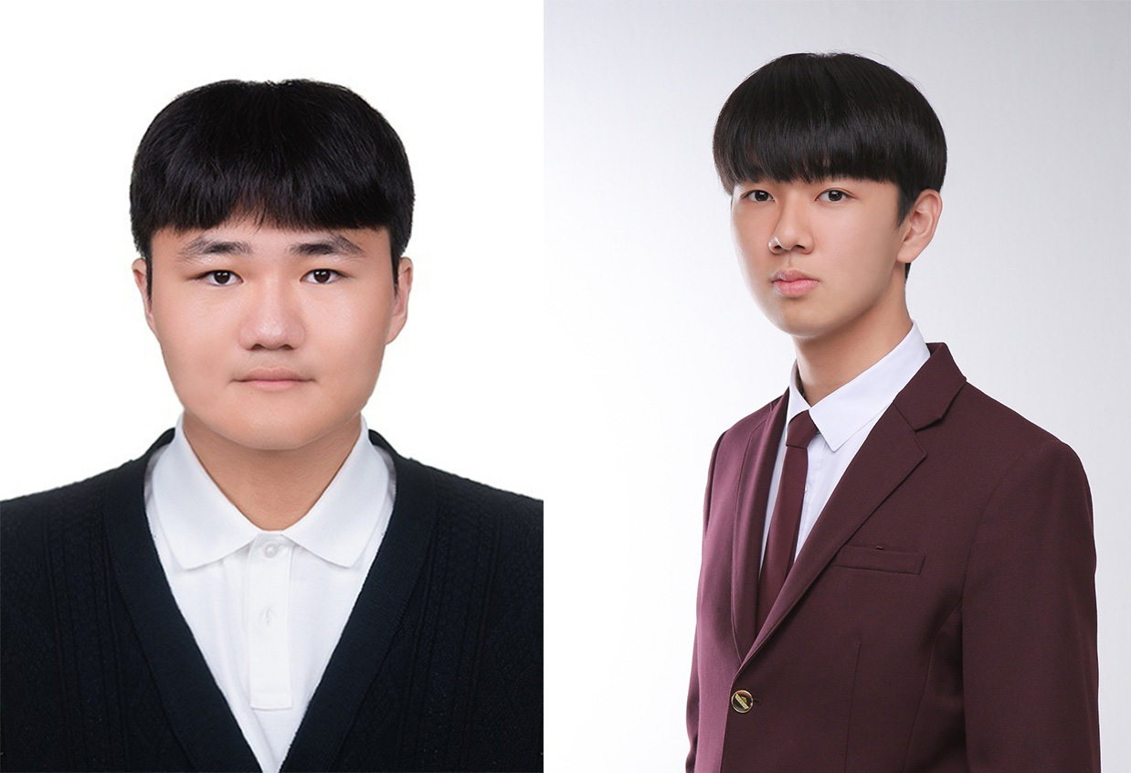왼쪽부터 이동건, 윤호준 학생 (사진 제공 대구경신고등학교)