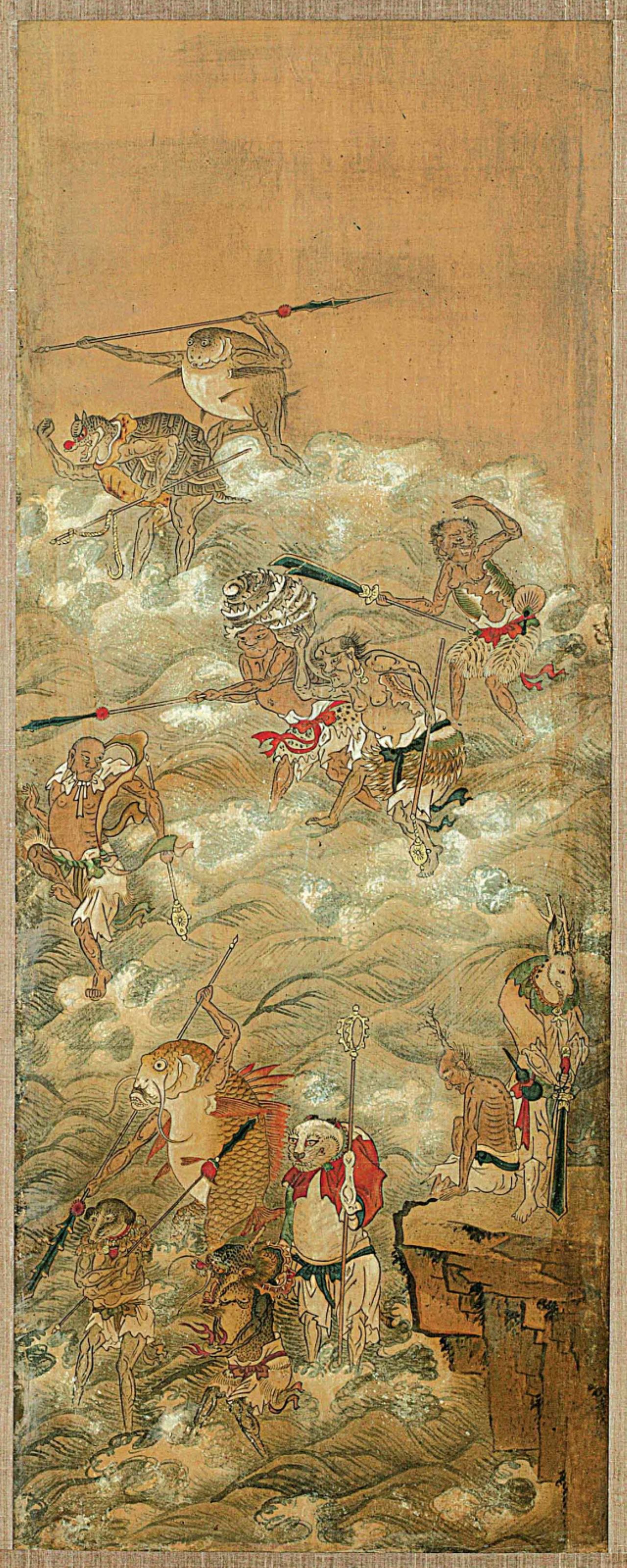 게발도(揭鉢圖) 부분도, 대구문화예술회관 제공