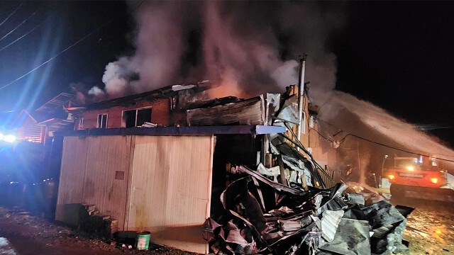 경북 성주군 주택 화재..70대 남성 화상