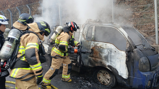 경북 칠곡서 고압세척기에 기름 넣다가 불