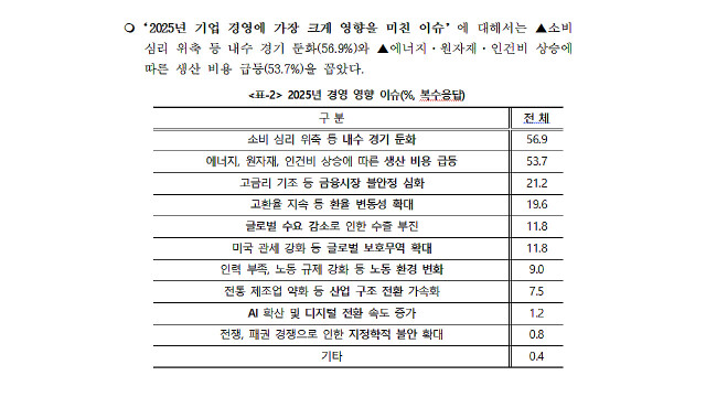 대구 기업들 "새해 경영 비용 부담 완화, 환경 안정 기대"