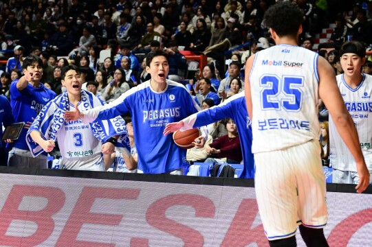 '3점부터 자유투까지' 가치 증명한 보트라이트…한국가스공사 탈꼴찌 성공