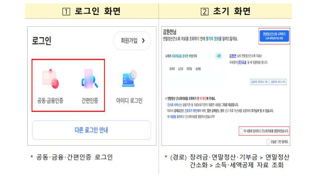 국세청, 연말정산 간소화 서비스 1월 15일 개통
