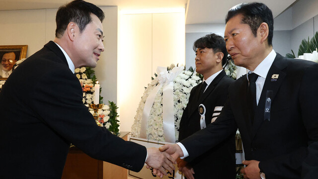 장동혁, 이해찬 전 총리 빈소 방문···정청래 "몇 kg 빠졌어요?"