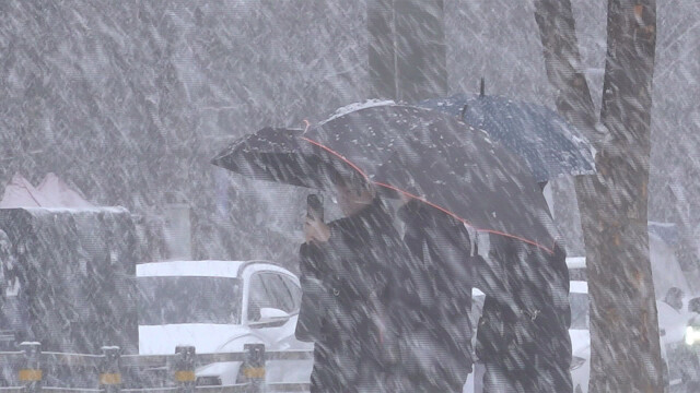낮 최고 0~5도 '강풍 주의'···낮 한때 1~3cm 눈