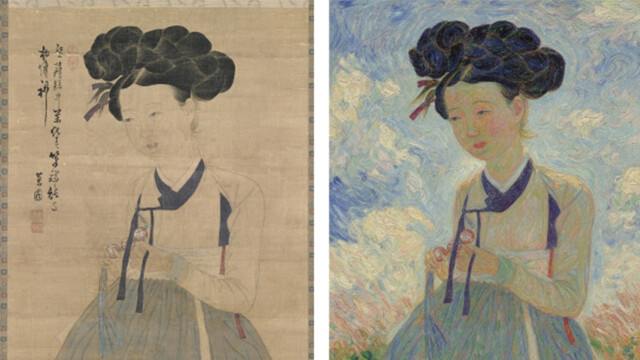 간송미술관 '미인도', 디지스트가 AI 기술 접목했더니···