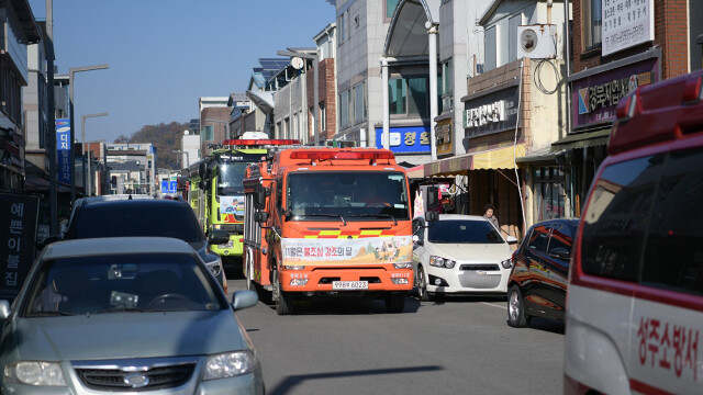 경북 소방, 소방차 길 막는 차량 강제 처분 체계 개선
