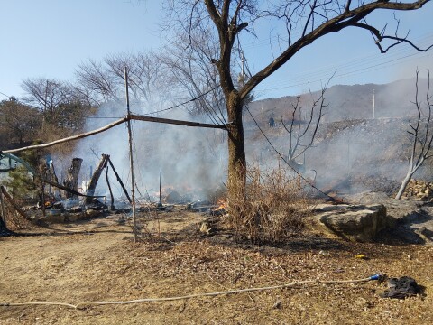 경북 경주 캠핑카 화재‥60대 남성 2도 화상