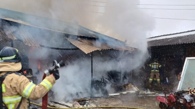 경북 문경 주택서 화재···80대 여성 화상