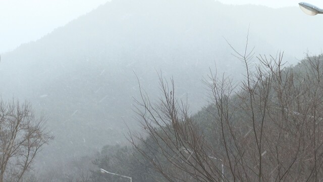 밤부터 금요일 오전까지 눈 또는 비⋯"강풍 주의"