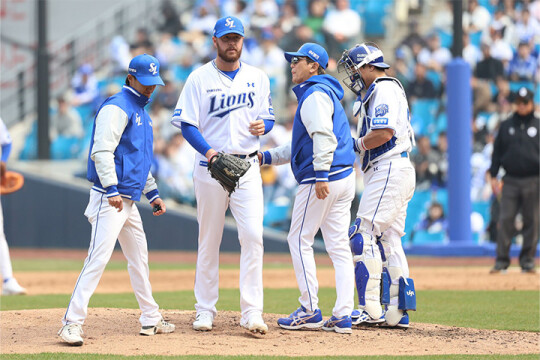 1승 1패 시리즈만 6번···삼성라이온즈, 시범경기 5할 승률로 마무리