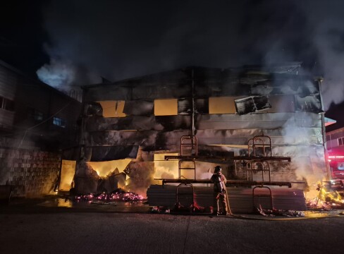 밤사이 경북 영천·김천 공장 화재 잇따라