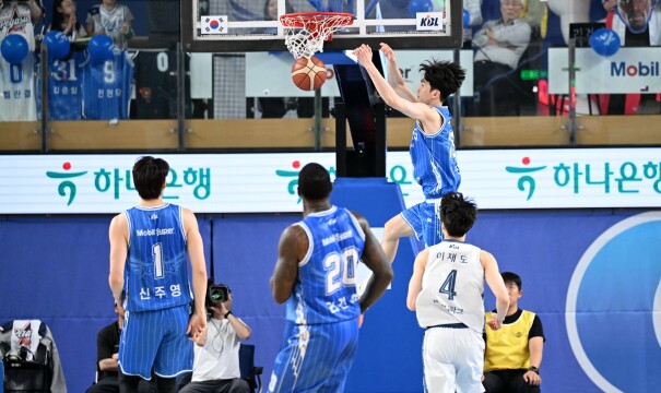 '엄청난 집중력' 홈 최종전 한국가스공사…소노 잡으며 전구단 승리 기록