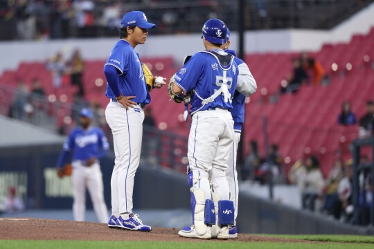 시즌 첫 10점 차 패배 삼성라이온즈…완전히 무너진 좌승현, 선발 지켜낼까?
