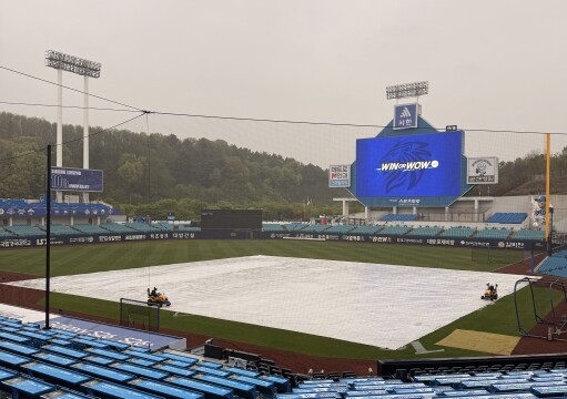 하늘이 외면한 빅 매치···6연승 삼성라이온즈, LG전 우천 취소