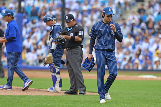 논란 있었던 원태인···삼성 주중 3연전 앞서 입장 밝히나