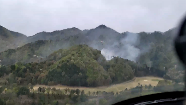 대구 동구 도학동 산불···1시간 30분 만에 진화