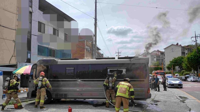 경북 구미서 주차 중인 캠핑카에서 불···"전기적 요인으로 화재"
