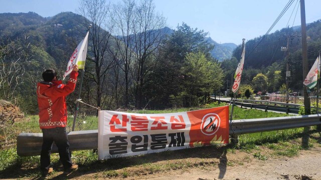 산림청 "산불 유발 불법 행위 '무관용' 엄정 대응"