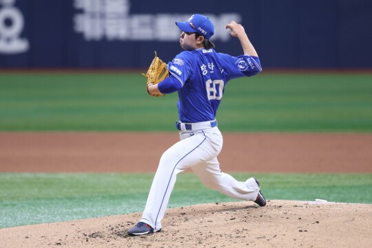 7연승 지워버린 7연패 삼성라이온즈…신인 역투,'잔루가득 영봉패' 고개 숙여