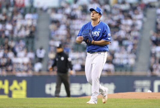 '선발·마무리' 무너진 삼성라이온즈…다시 2연패, 승률 5할 턱걸이