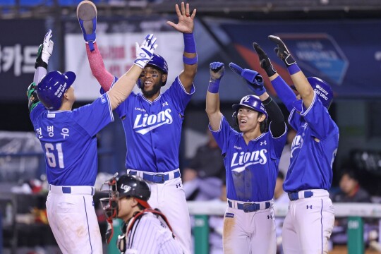 우승 시즌 이후 첫 8연승 삼성라이온즈…전병우 만루홈런, 잘 던진 최원태