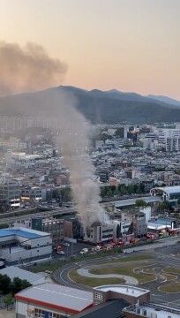 대구 태전동 상가주택 화재…인명피해는 없어