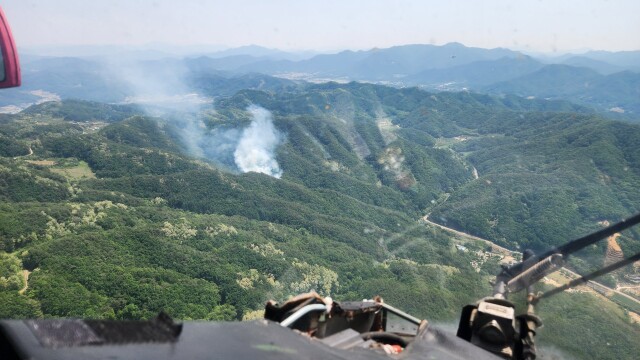 경북 문경에서 산불···1시간 20분 만에 주불 진화