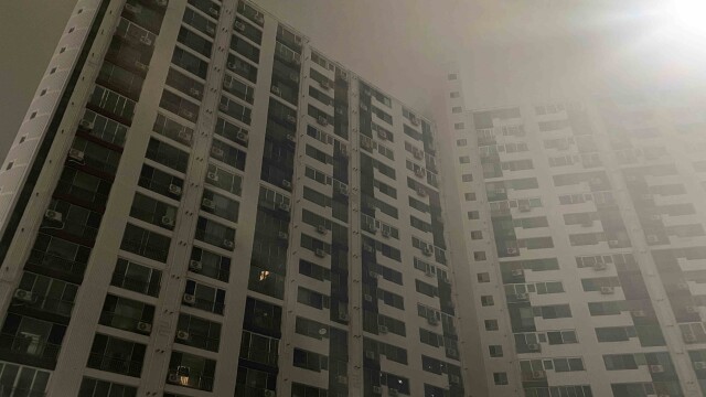 대구 아파트 지하 전기실 침수···5시간 넘게 정전 중