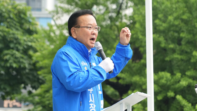 '뜨거운' 대구시장 선거···김부겸·추경호, 선거 이틀 앞두고 '바닥 민심' 총력전