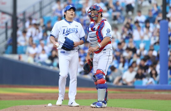 "연패는 위험해" 삼성라이온즈, 디아즈 2점포 나왔지만···타선 침묵, 원태인 무너져