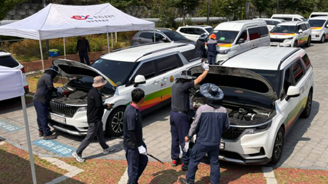한국도로공사 대구경북본부, 나드리콜 차량 218대 무상 정비
