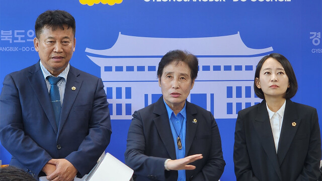 민주당 소속 경북도의원 3명 "국민의힘 독주로 의장단 선출"