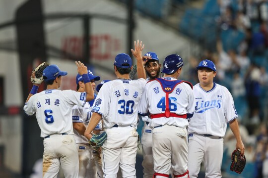 삼성라이온즈 5연승, 선두 탈환…구자욱 3안타, 후라도 5승째