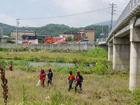 영주 급류 실종 70대 추정 시신, 수색 8일 만에 발견