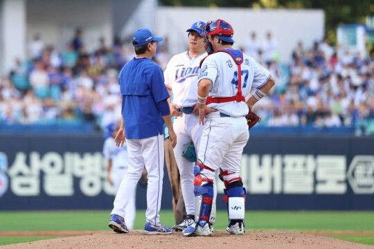 1회 무너진 양창섭, 시즌 첫 패전…삼성라이온즈 KIA전 1승 뒤 1패