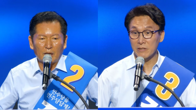 [속보] 정청래, 민주당 당대표 경선 부산·울산·경남 당원투표에서 1위···김민석 2위·송영길 3위