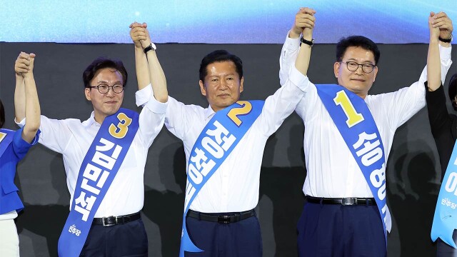 [속보] 더불어민주당 전남광주·전북 경선 모두 김민석 1위