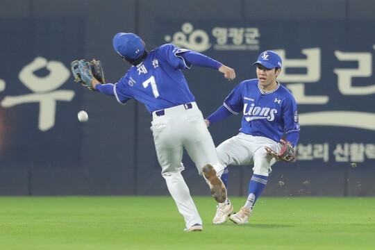 치열한 선두권 다툼 중인 삼성라이온즈, 1~4위권 'AG 공백' 없이 경쟁중