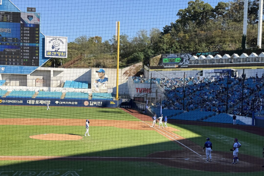 2위 이점 약해진 삼성라이온즈···우천 영향 받을지에도 우려
